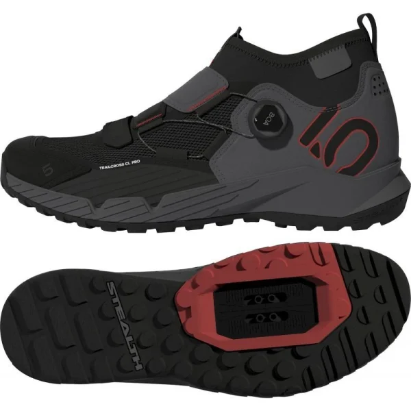 Grosses soldes 🤩 Five Ten 5.10 Trailcross Pro Clip-In – Chaussures VTT homme ❤️ 3