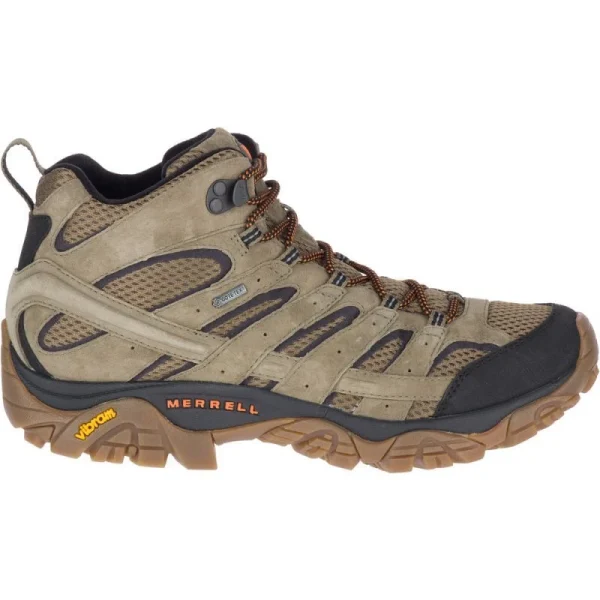 Remise 😍 Merrell Moab 2 Ltr Mid GTX – Chaussures randonnée homme ⌛ 1